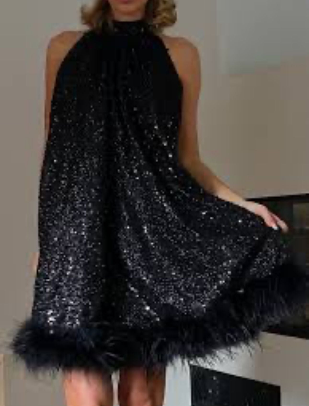 Bruna Black Dress