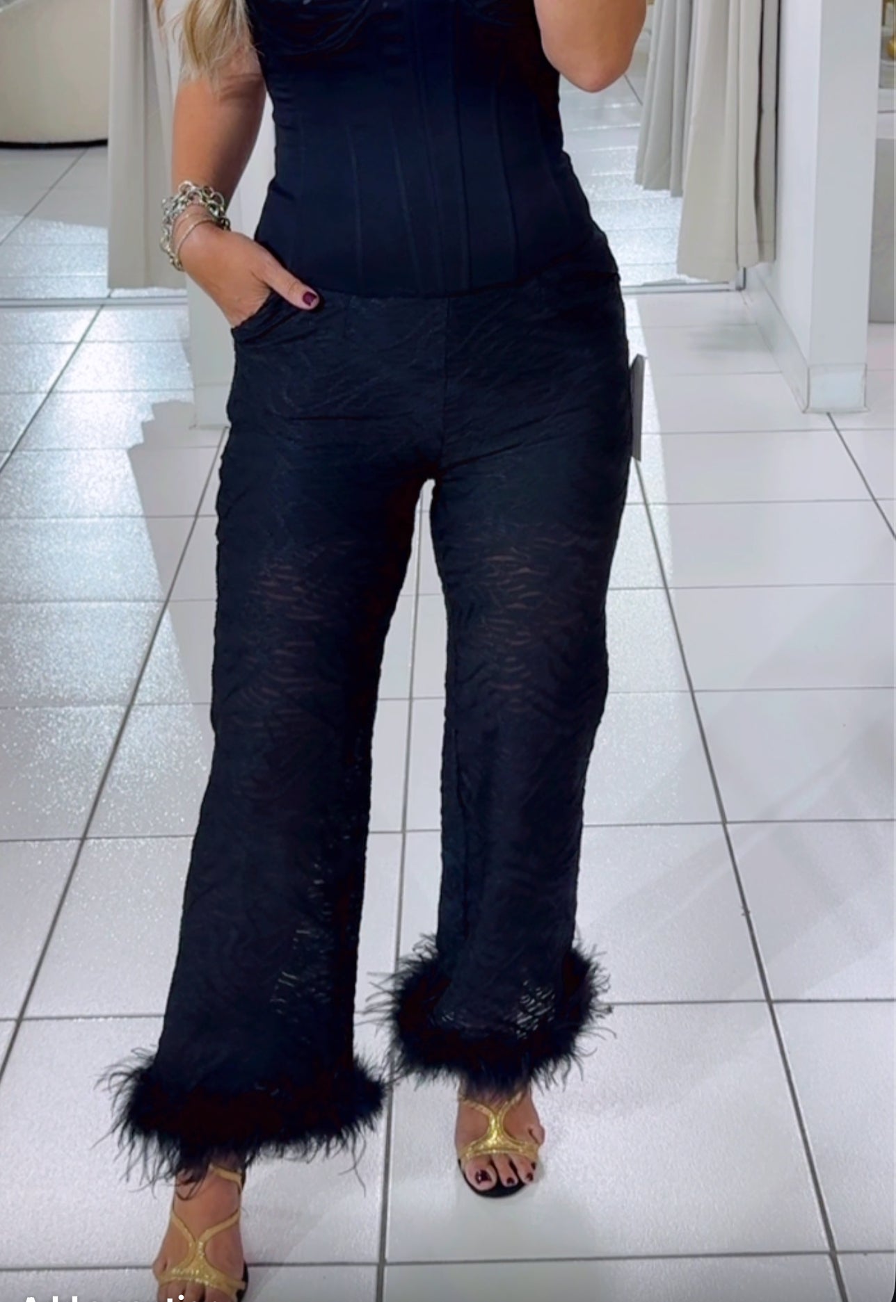 Zebra pants