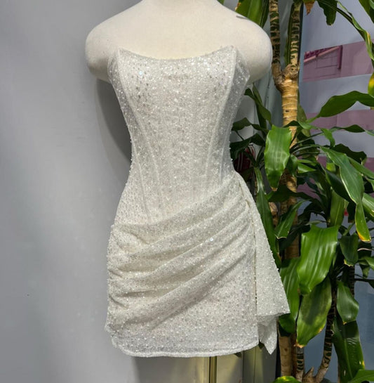 Clara White Dress