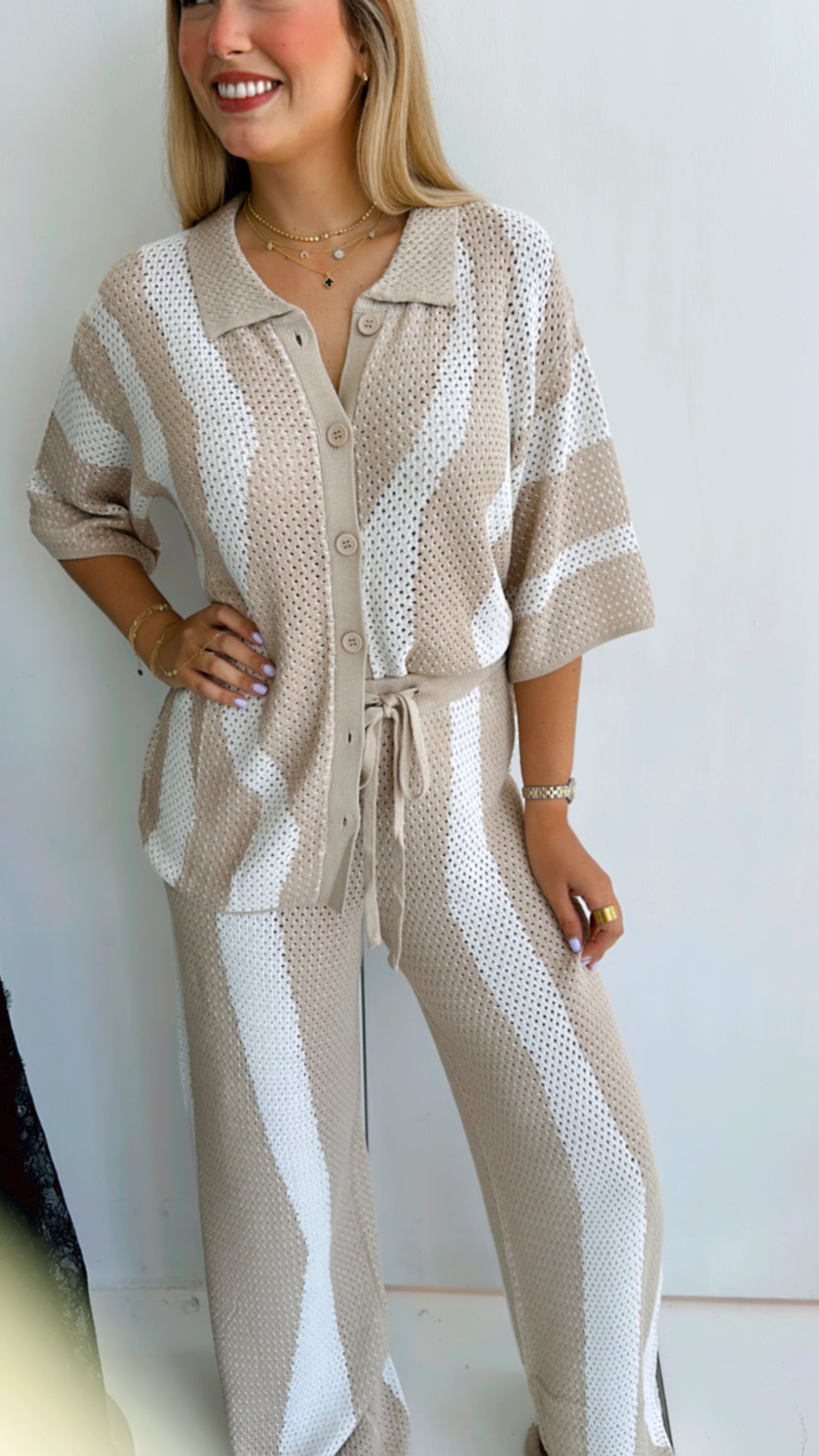 Taupe beach set