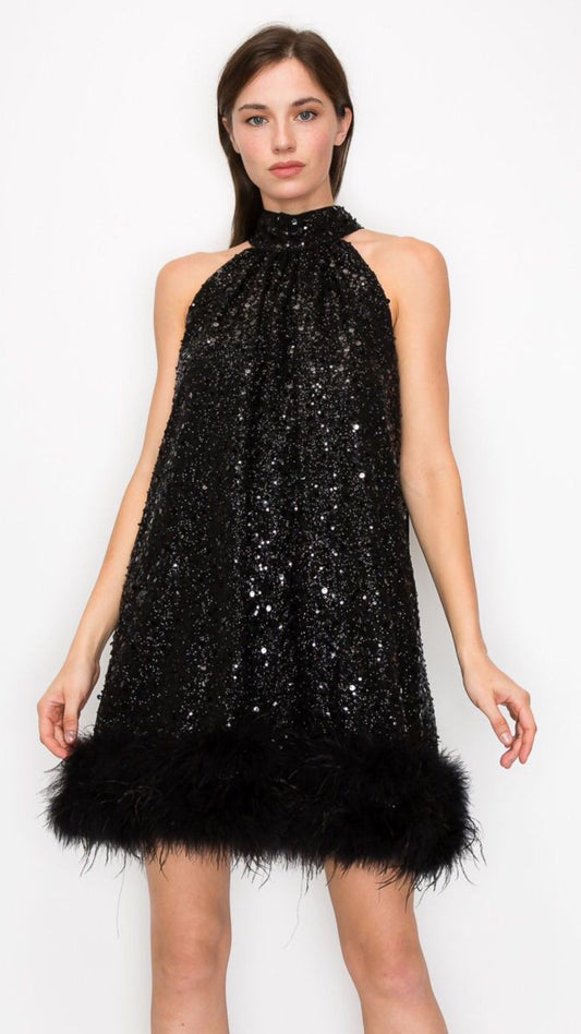 Bruna Black Dress