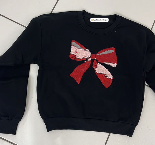 Red Bow Sweater