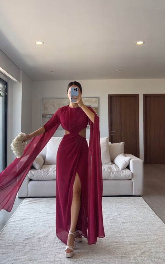 Rebecca Raspberry Dress