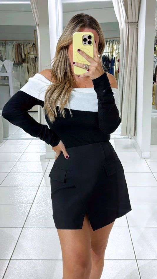 Fran black skirt