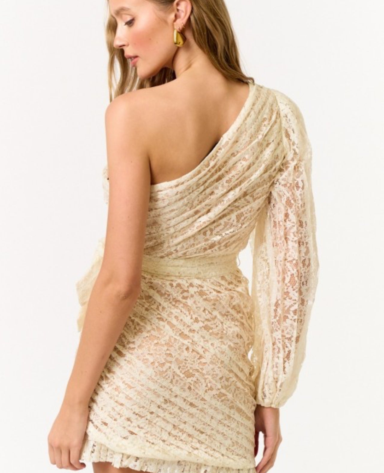 One shoulder mini dress