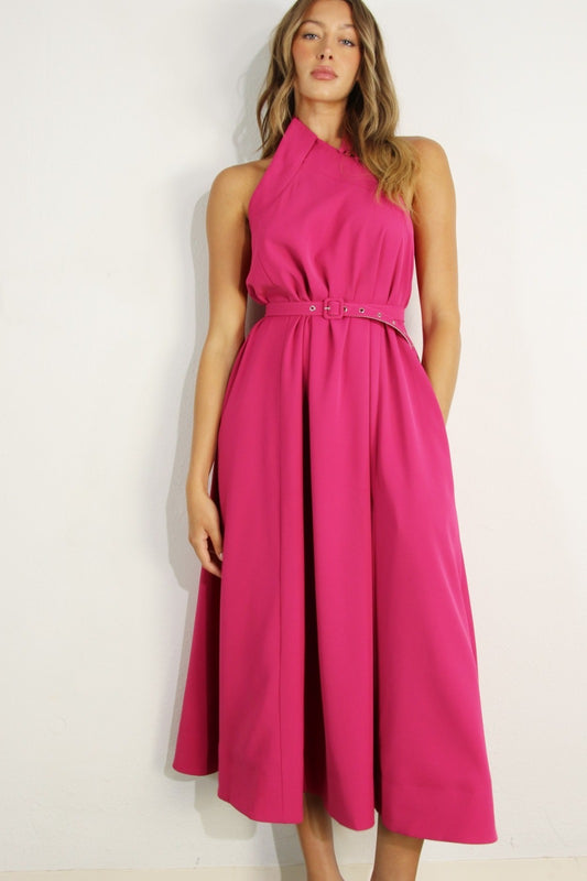 Lotus pink dress
