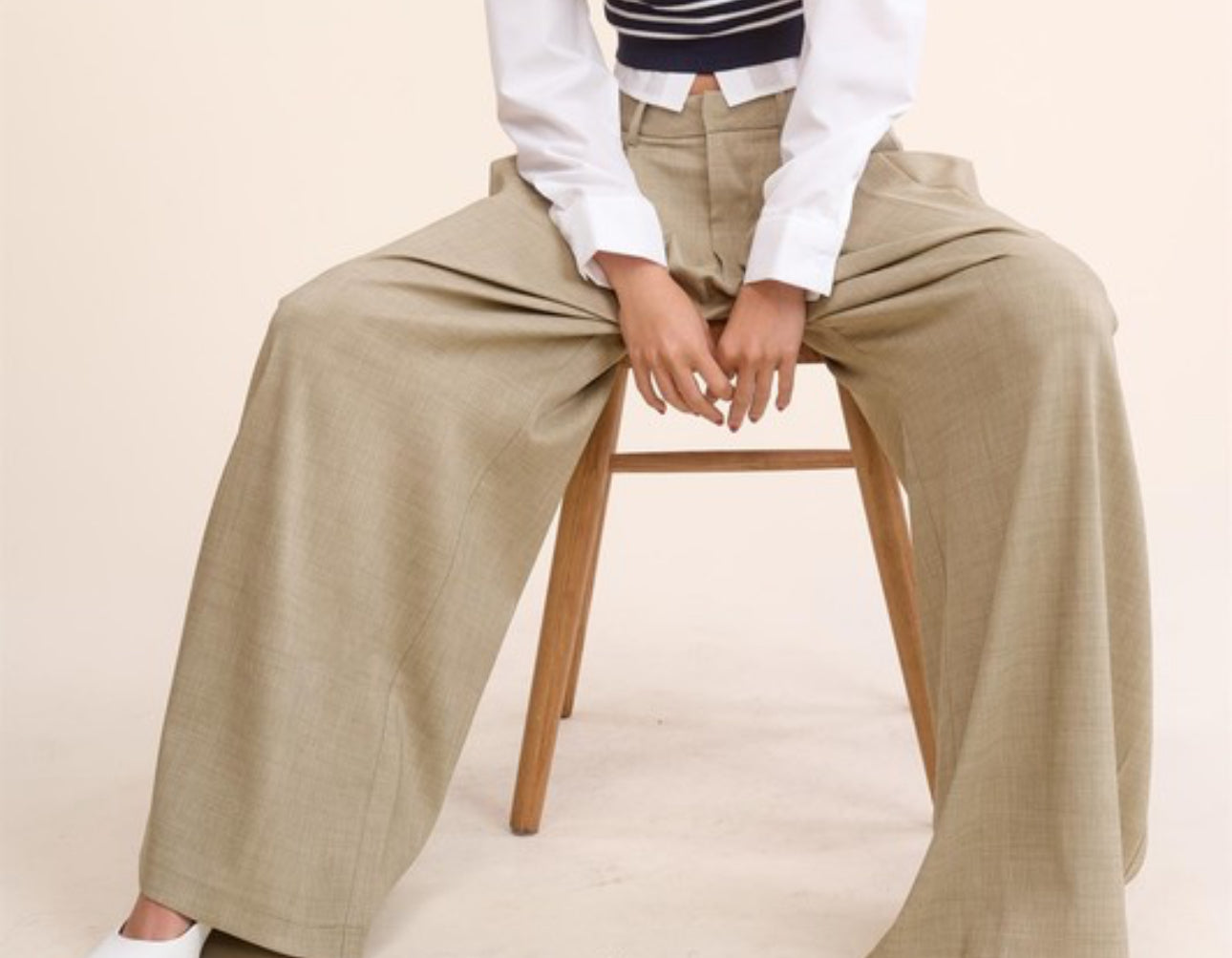 Sage trouser