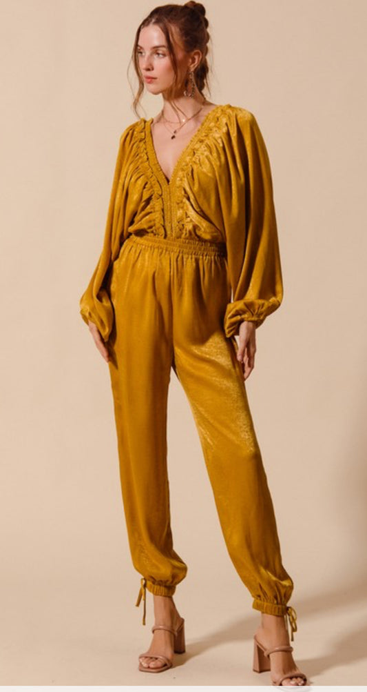 Golden jumpsuit