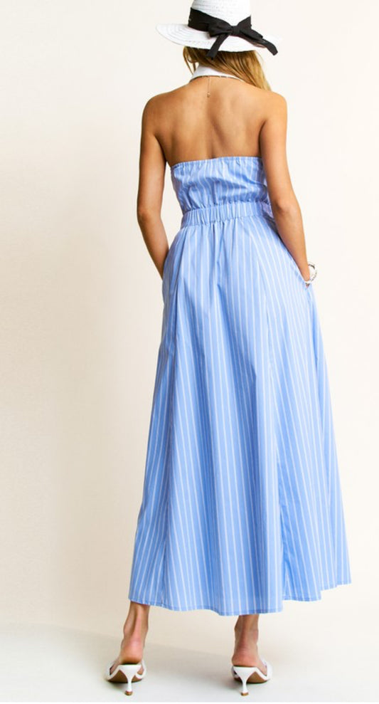 Blue shirt dress ( pre -order 5-30-25)