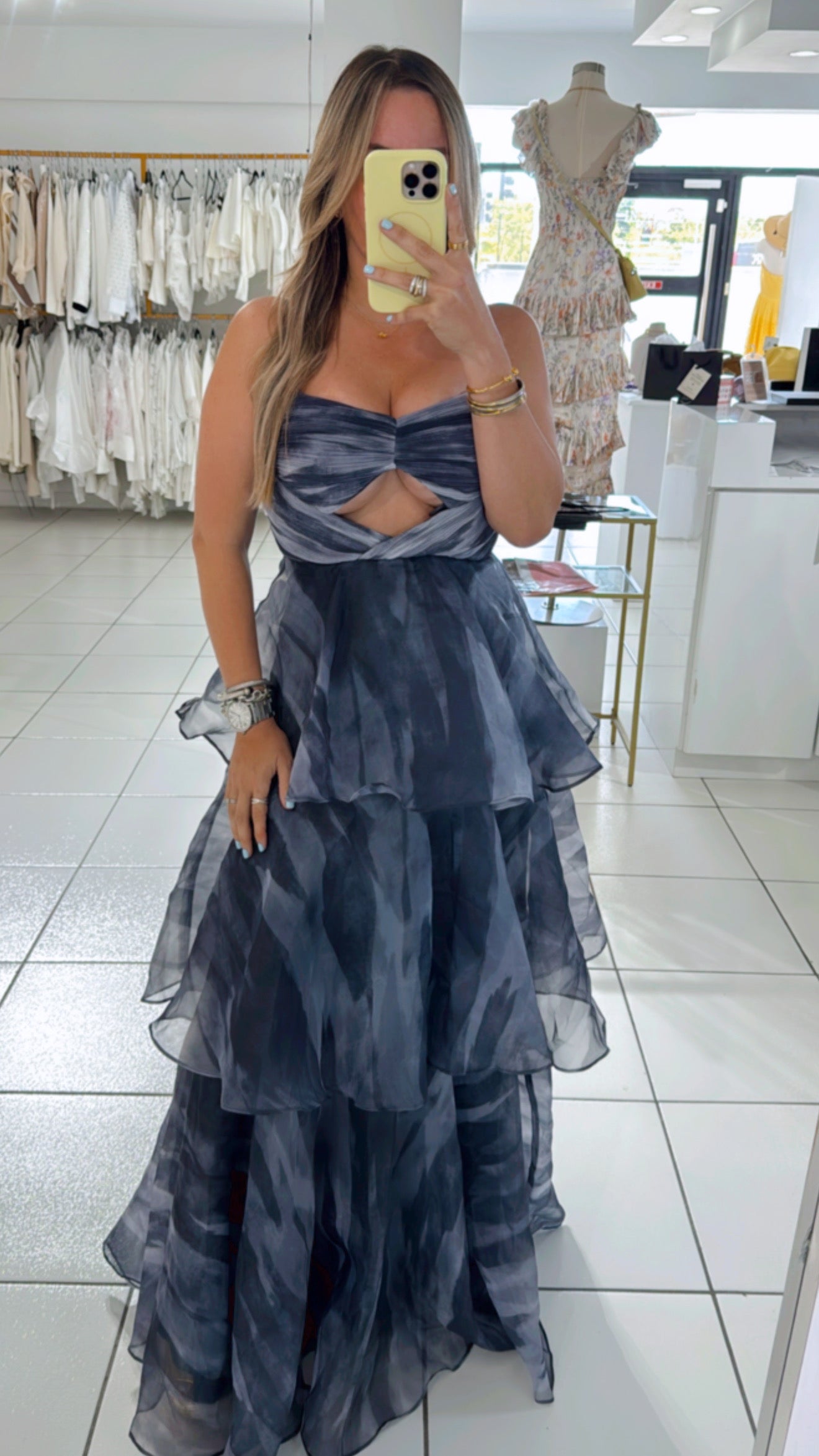 Miss Gala Gray Dress