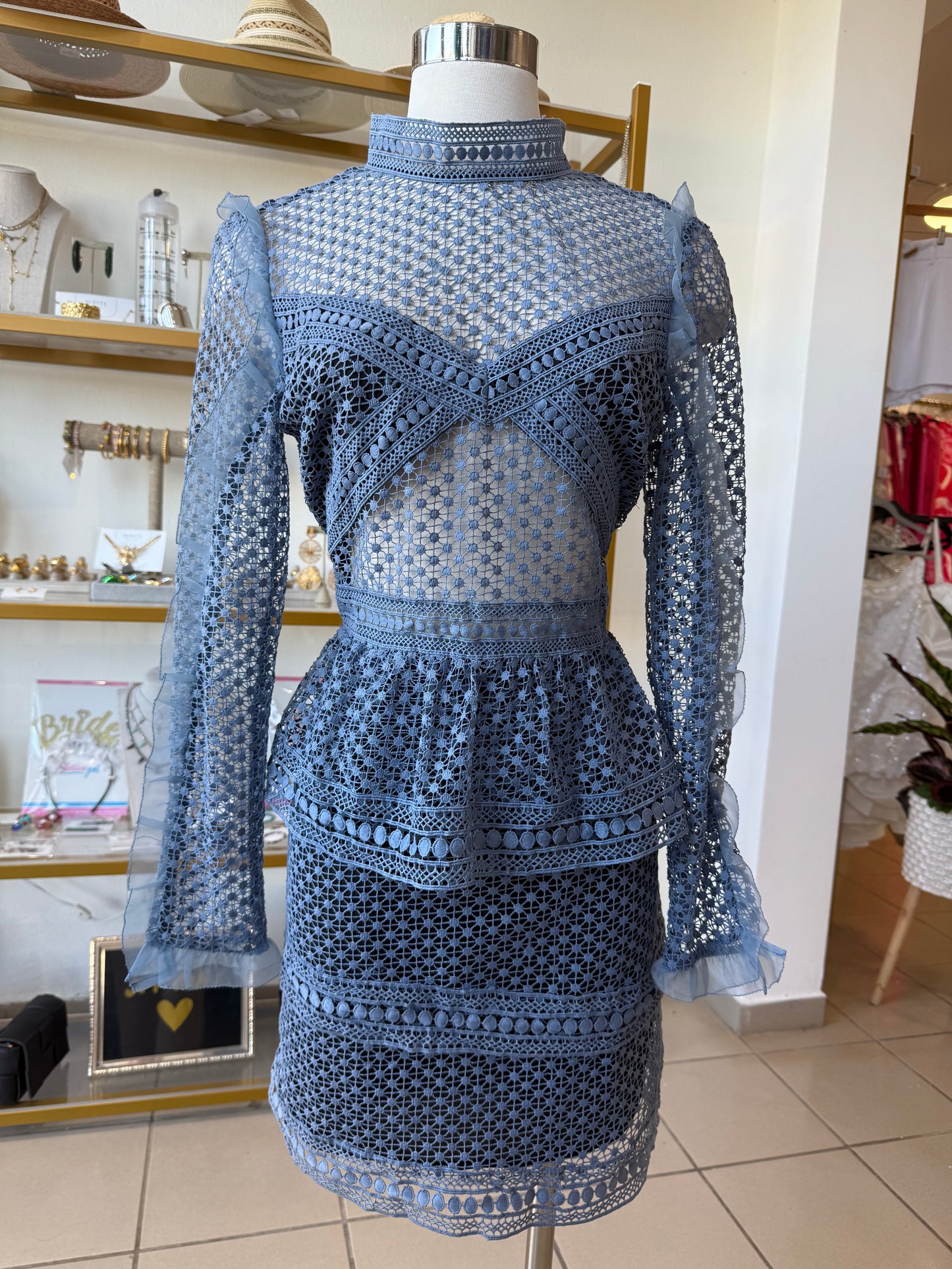 Dusty Blue Dress