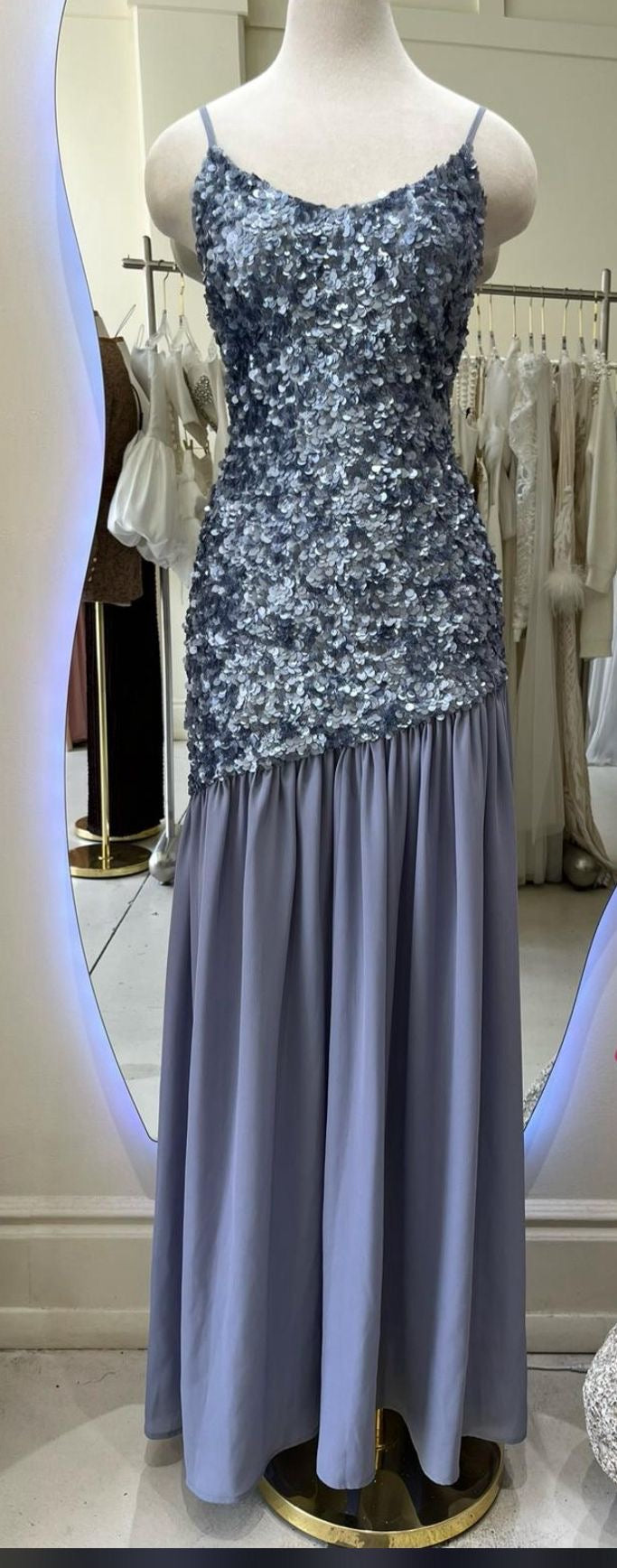 Sky sequin dress
