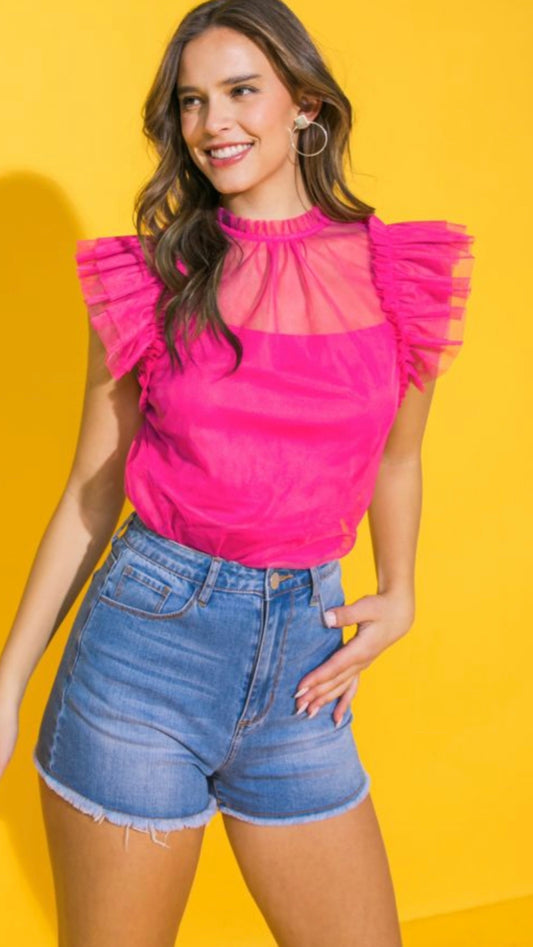 Pink top