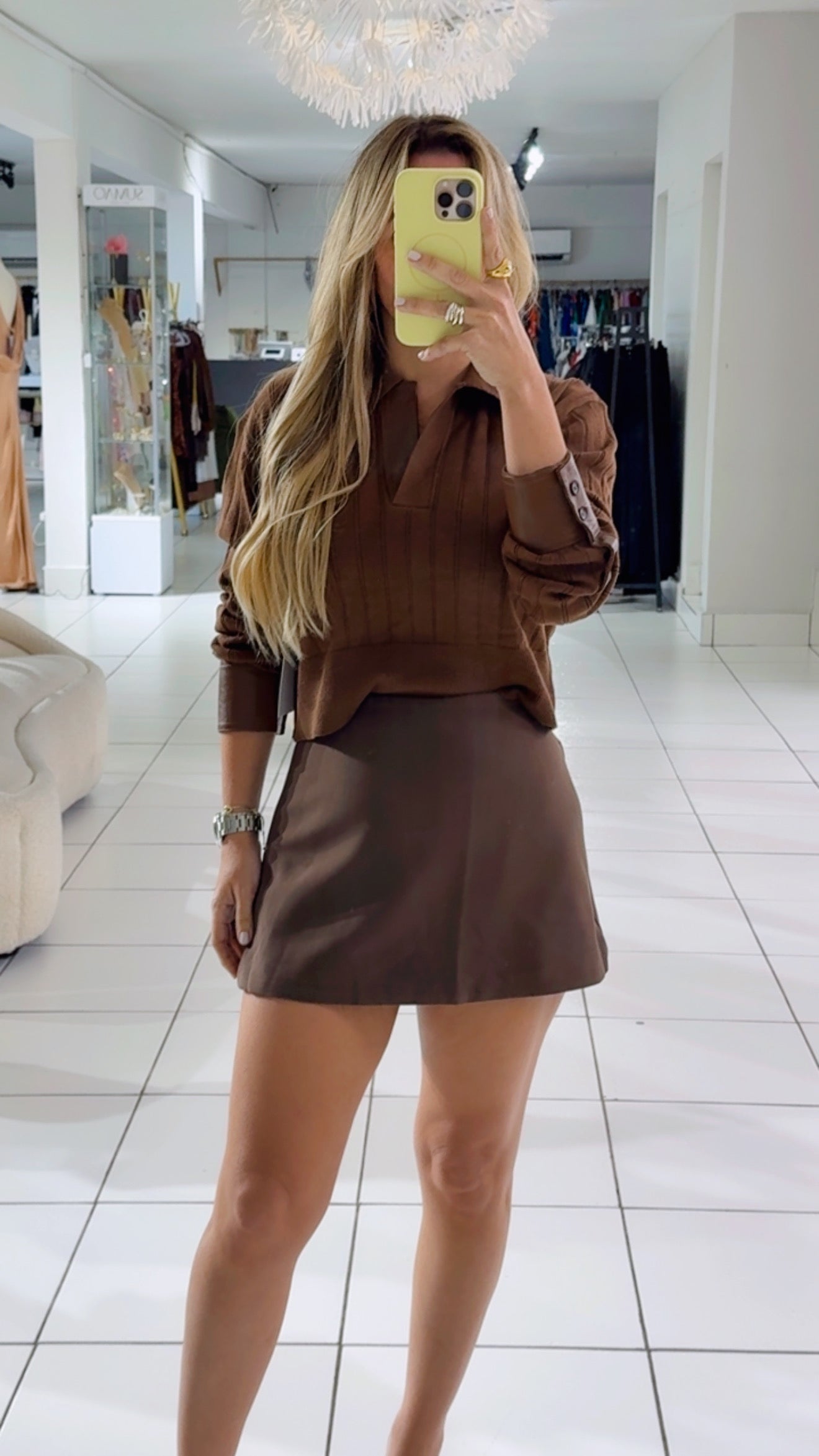 Brown top
