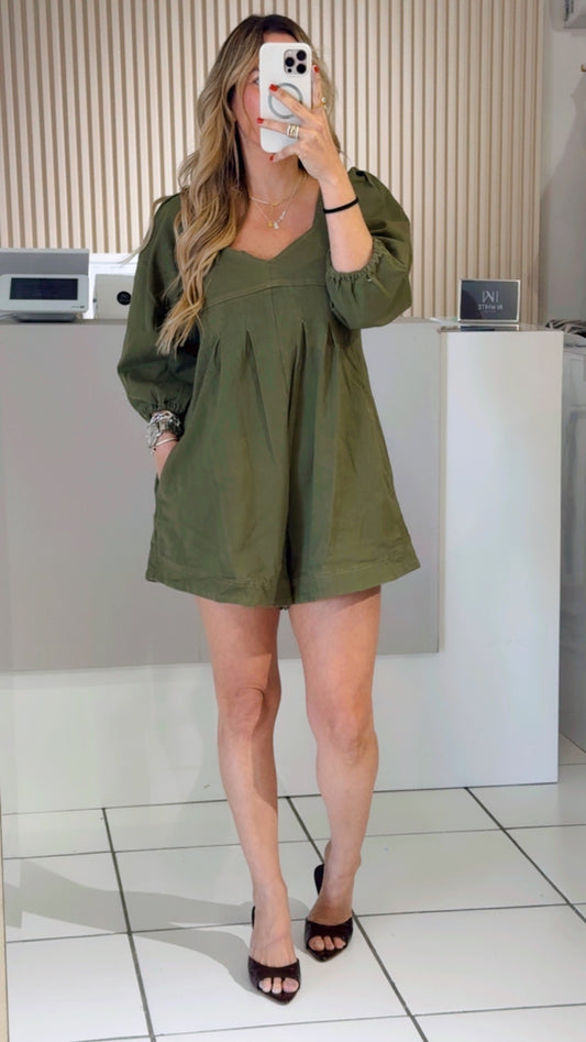 Olive Romper