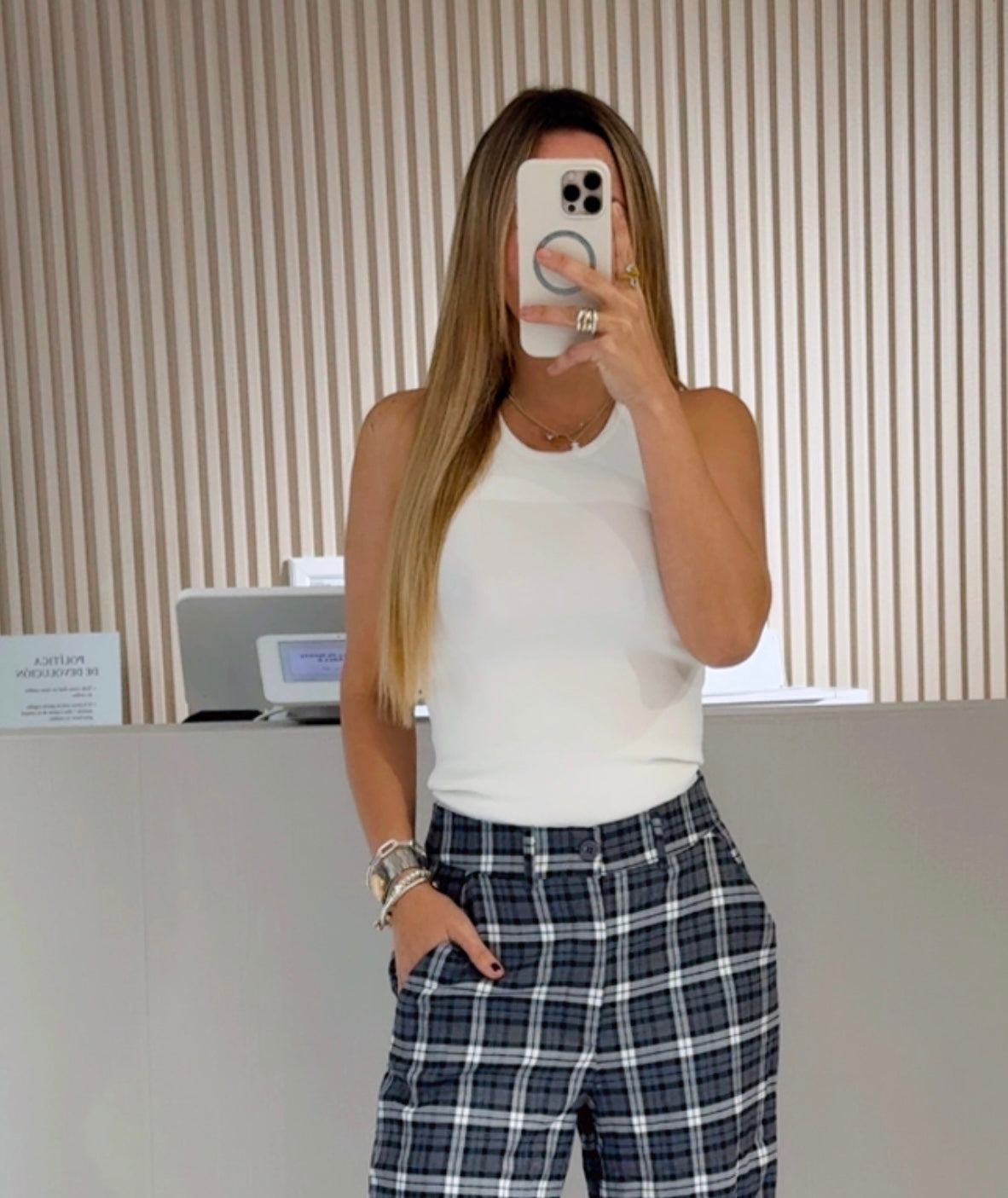 White Casual Top
