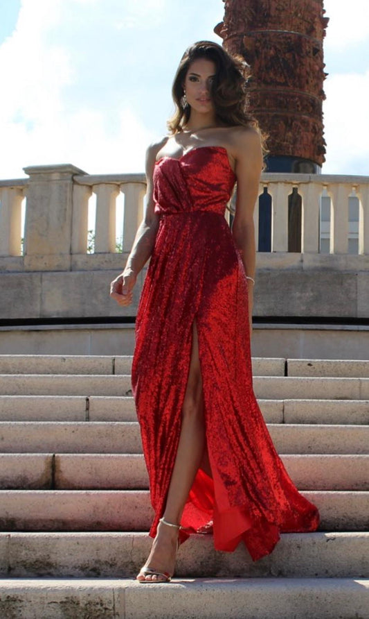 Red Long Dress