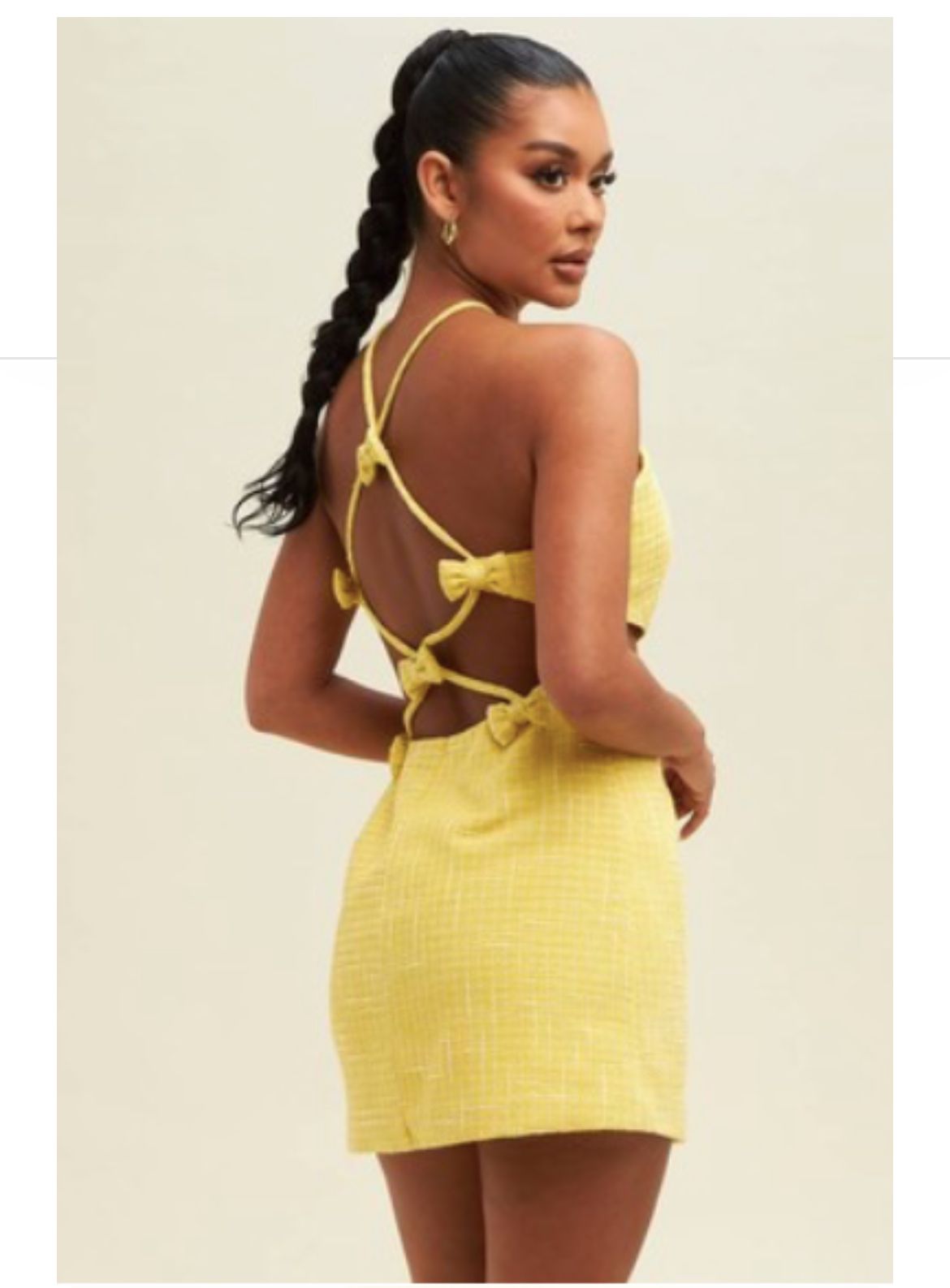 Yellow Bow Dress