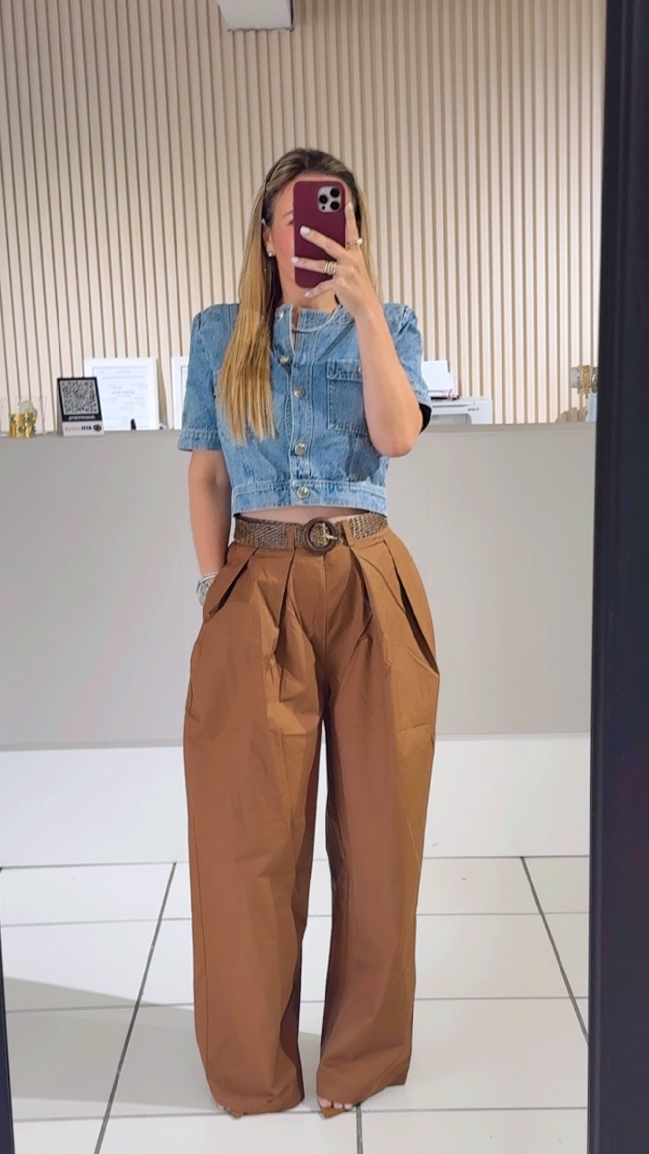 CHOCO Solid Woven Pant