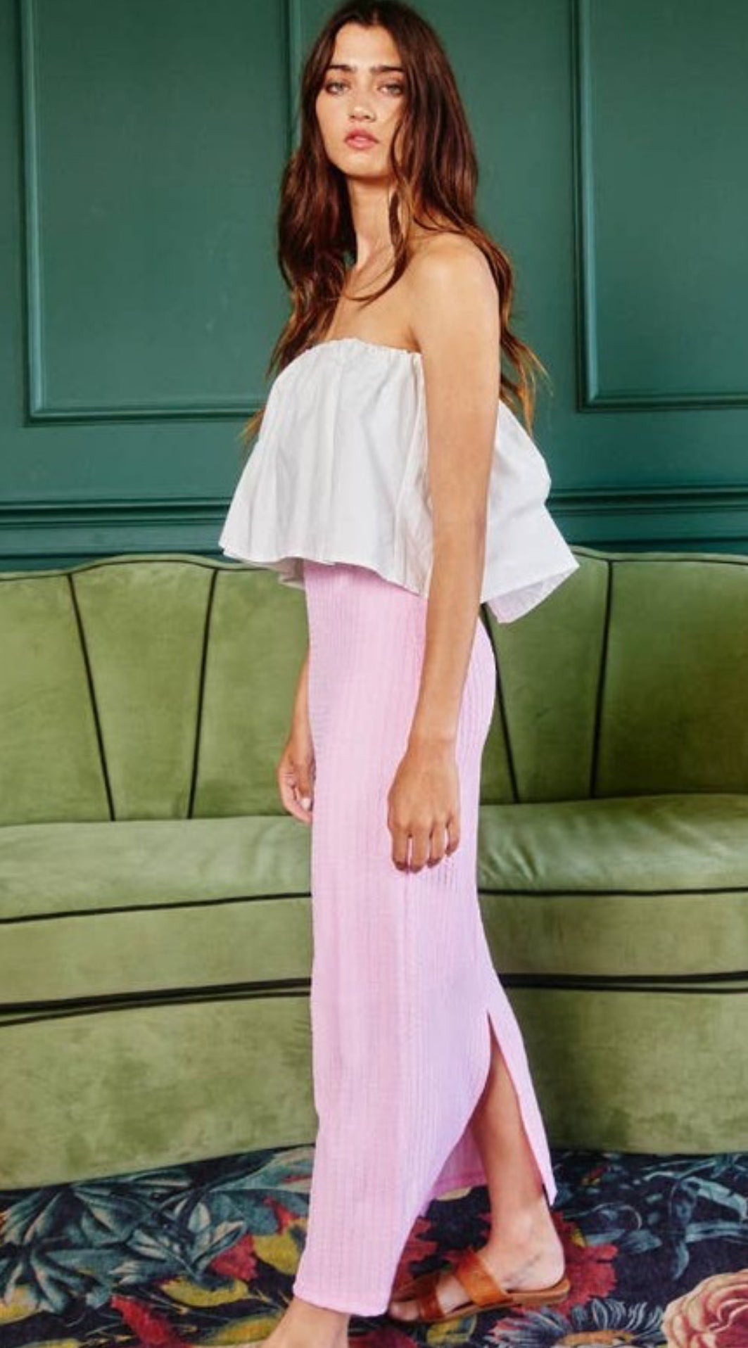 White pink set