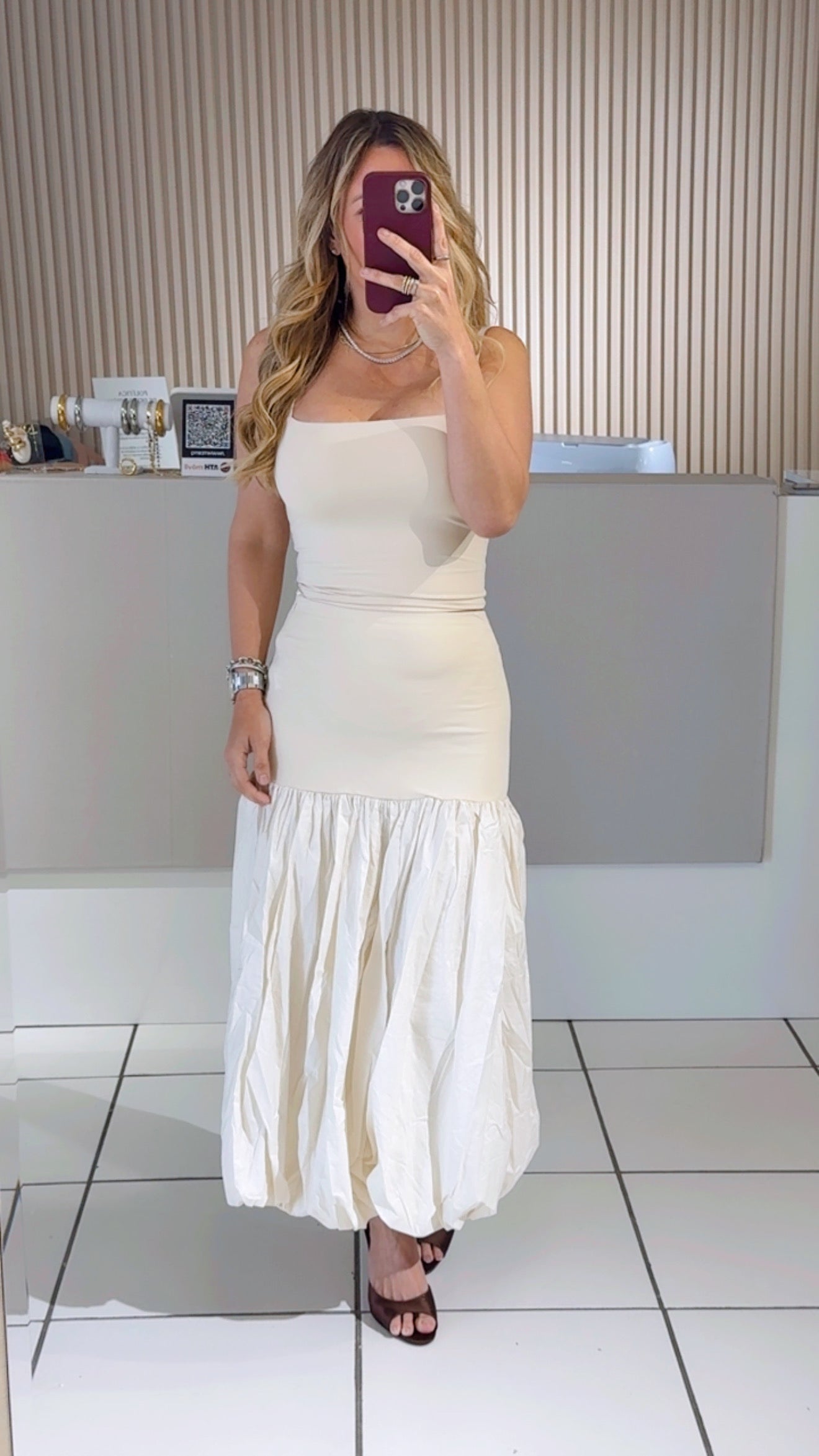 Beige Bubble Set