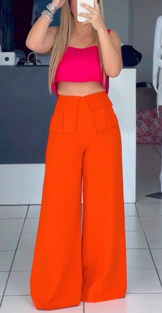 Orange pants