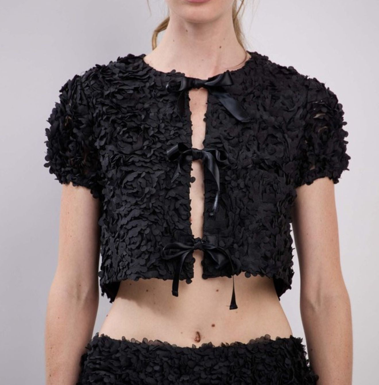 Little bows black top