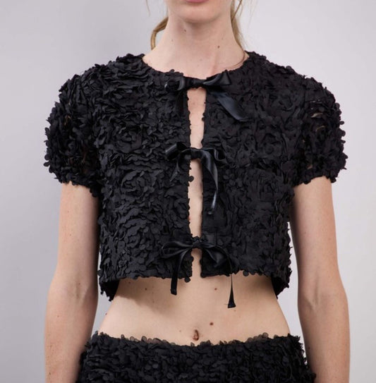 Little bows black top