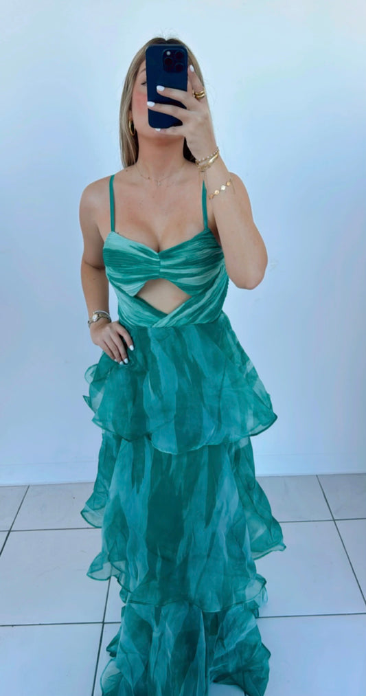 Miss Gala Green Dress