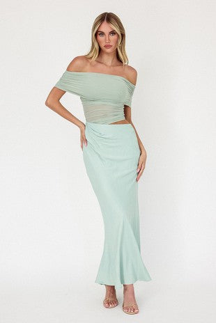 Sage lovely dress