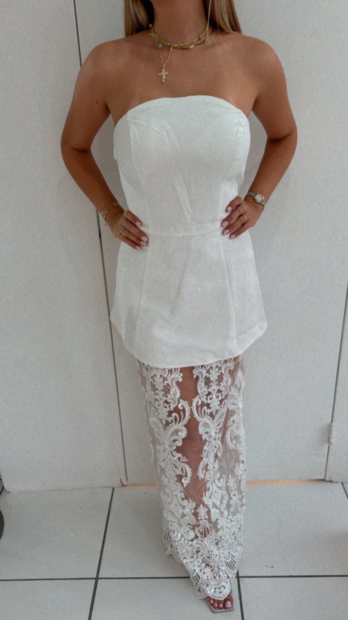 White dress