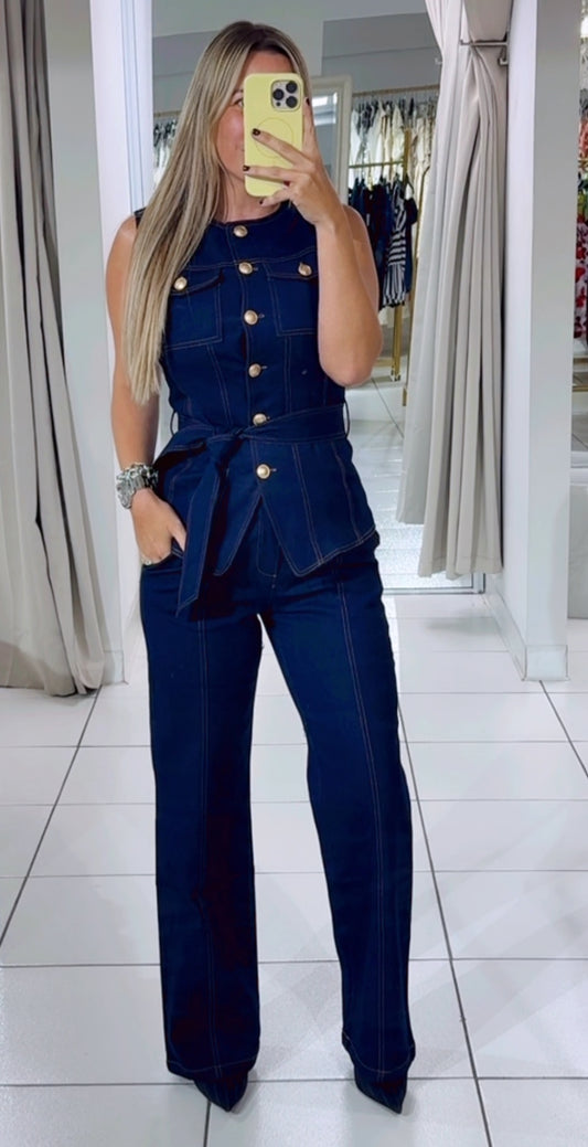 Indigo denim set