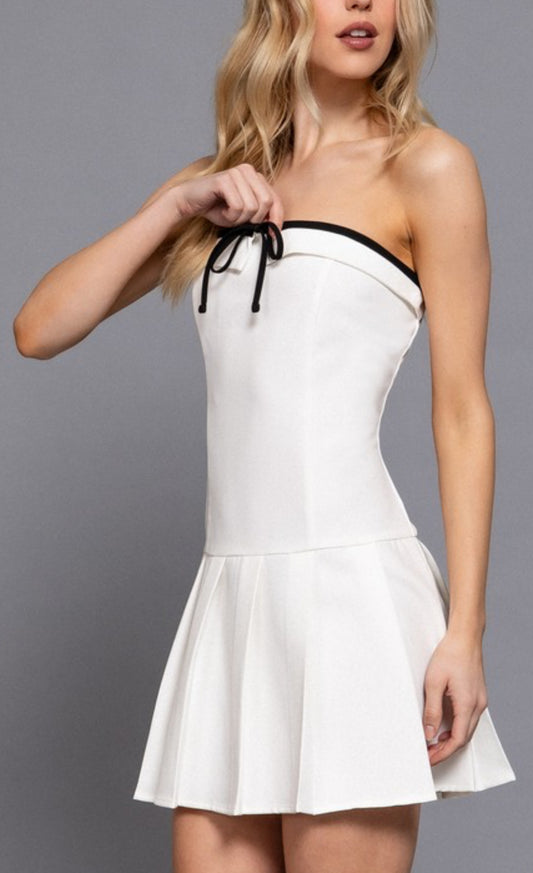 White short dress