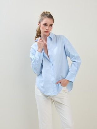Light blue blouse