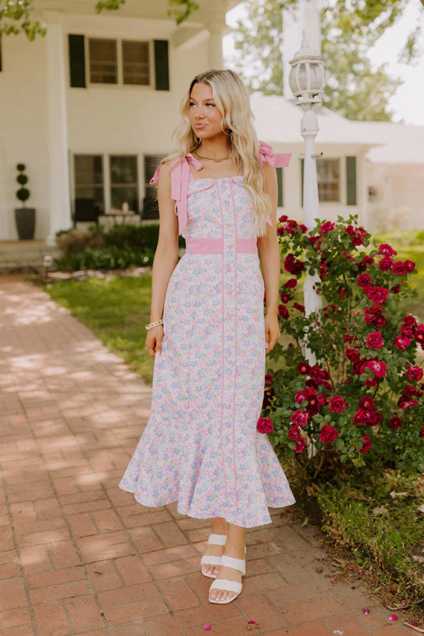 Pink Bow Tied Dress