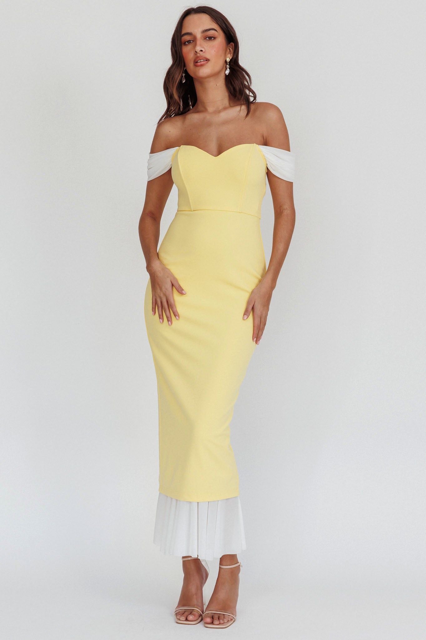 Midi butter dress