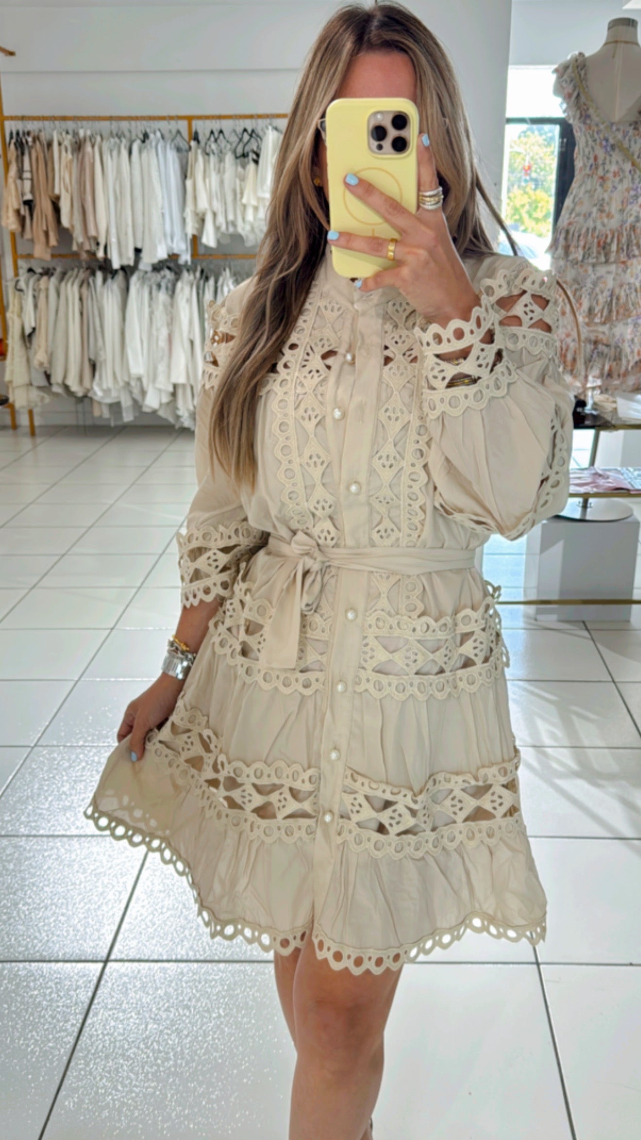 Nude dress