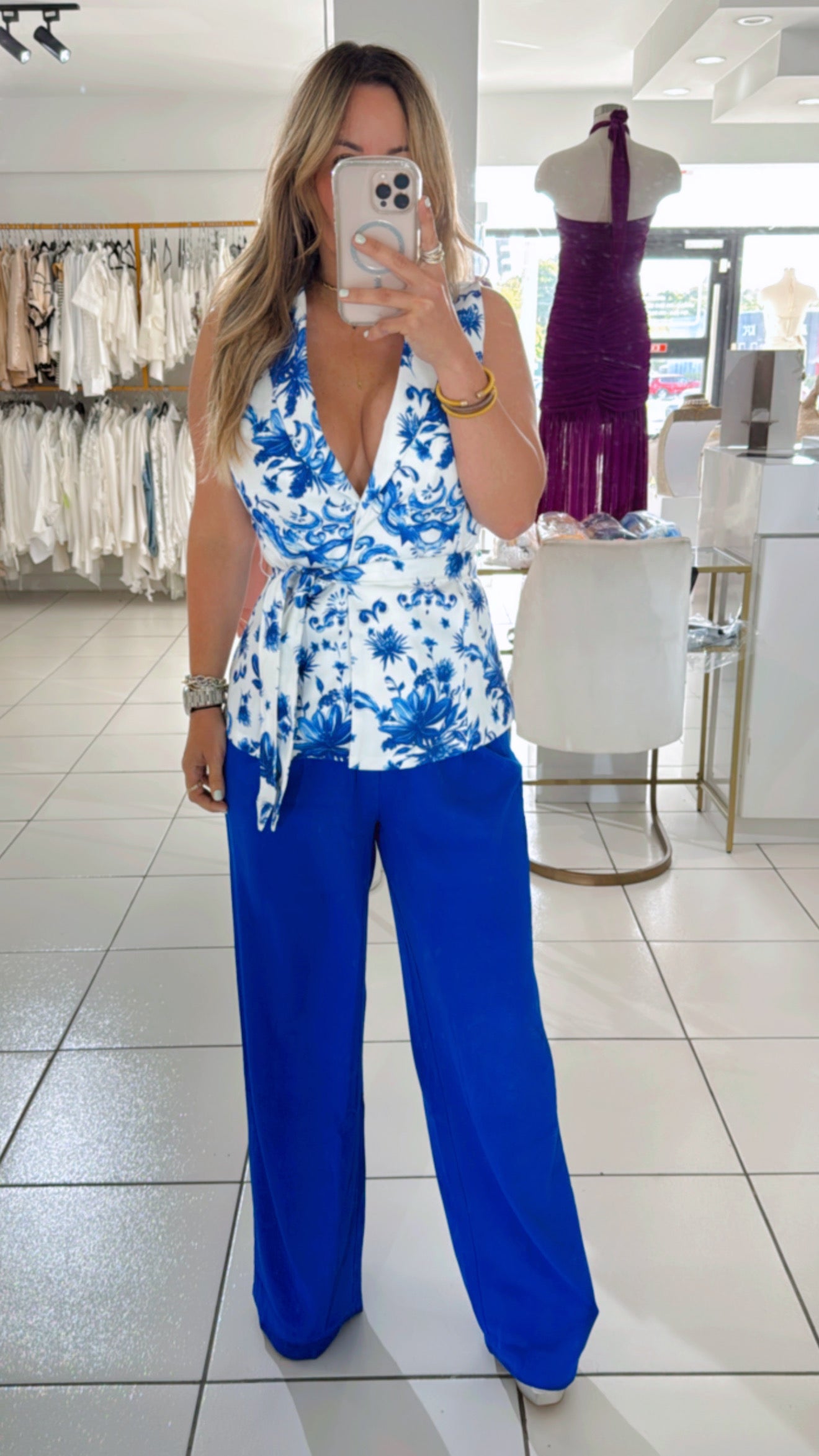Blue pants