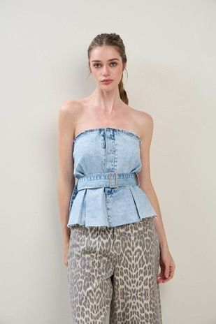 Lola denim top