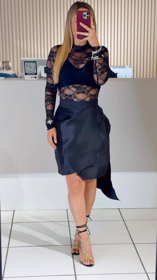 Irene Black Skirt