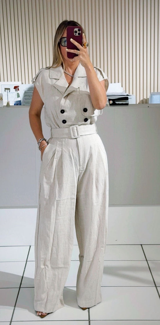 Keira Almond Jumpsuit