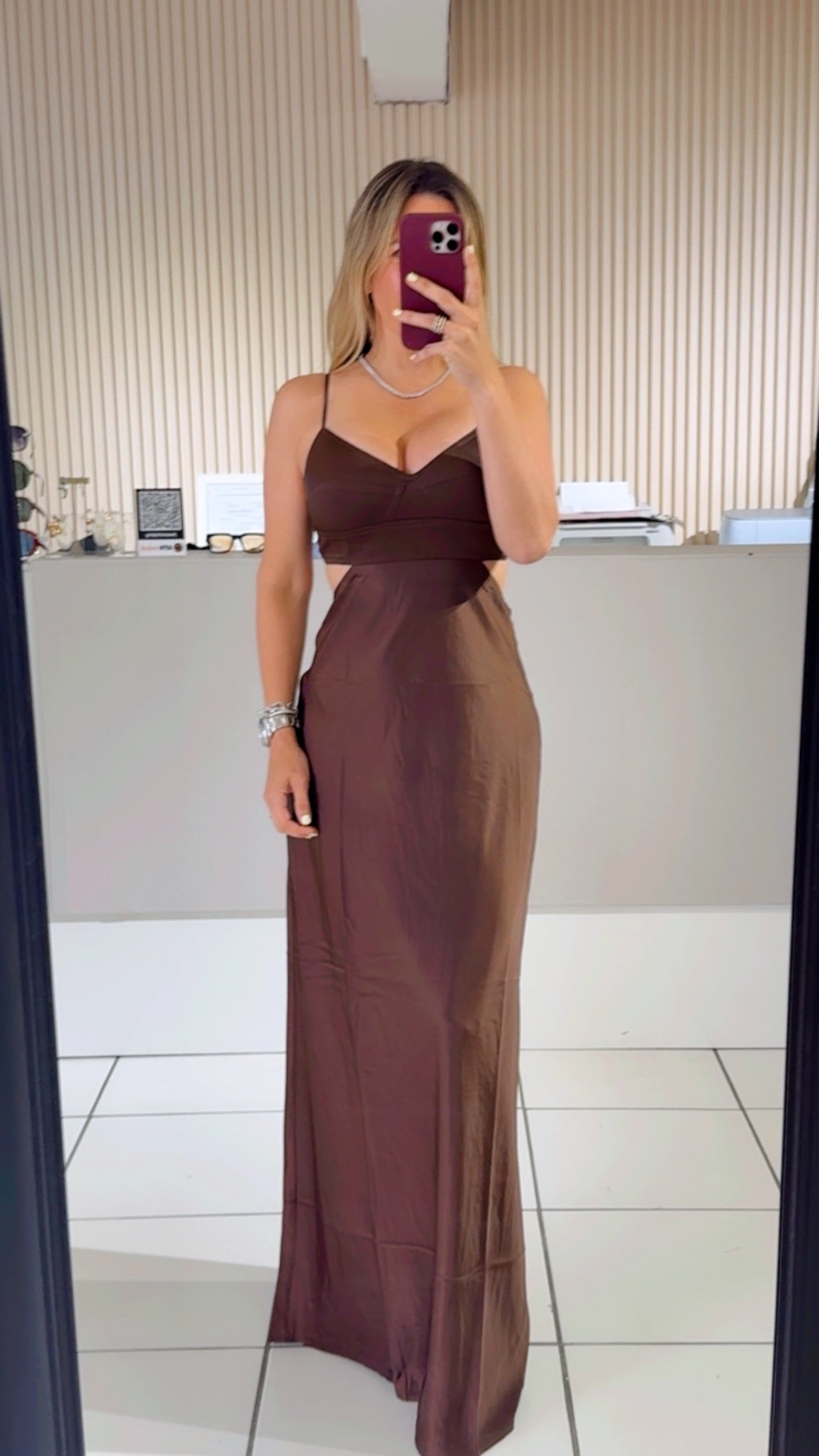 Chocolate dress