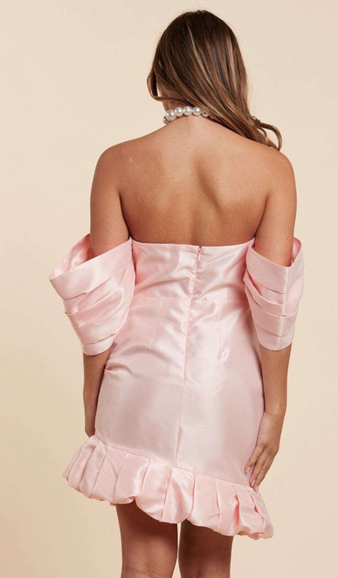 Peach dress