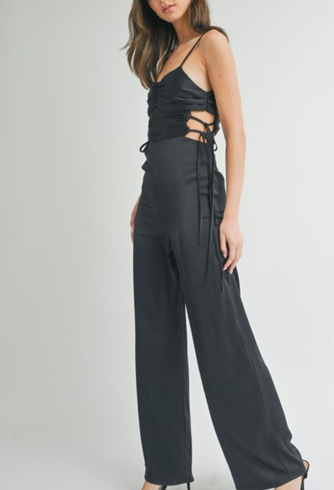 Georgina black jumpsuit