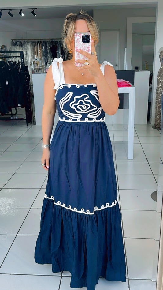 Lorianis blue dress