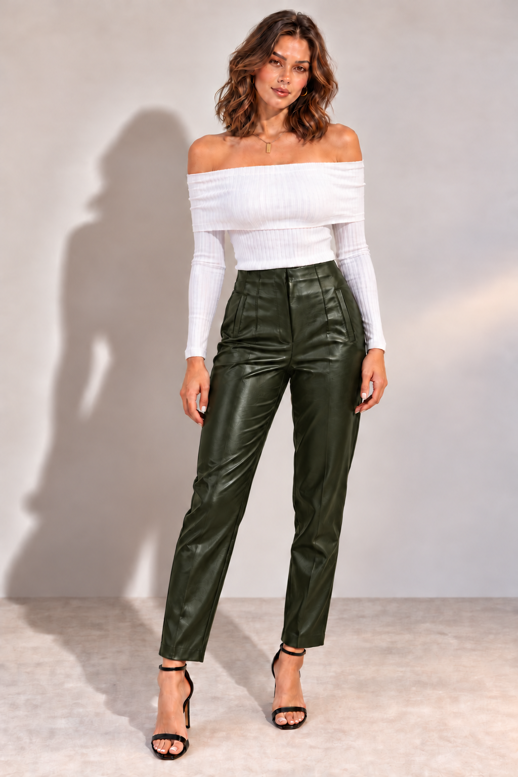 Wanda olive pants
