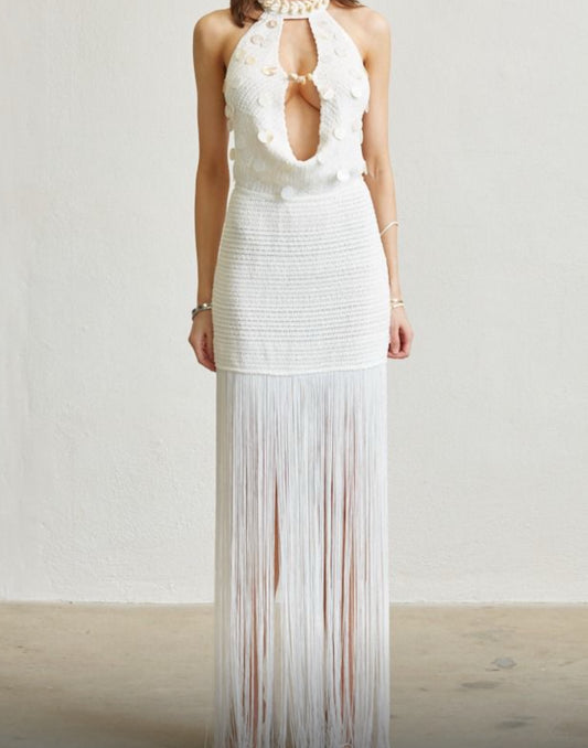 Caracol white dress