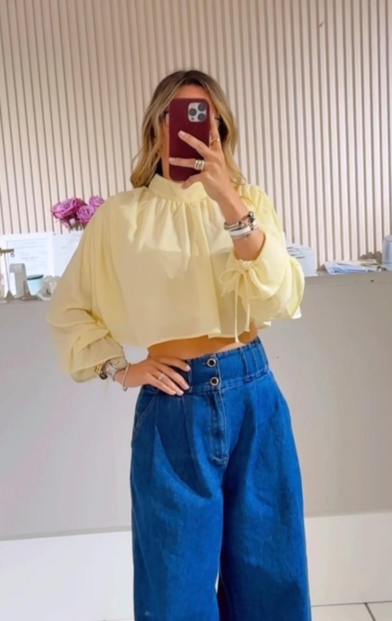 Satish Yellow Top