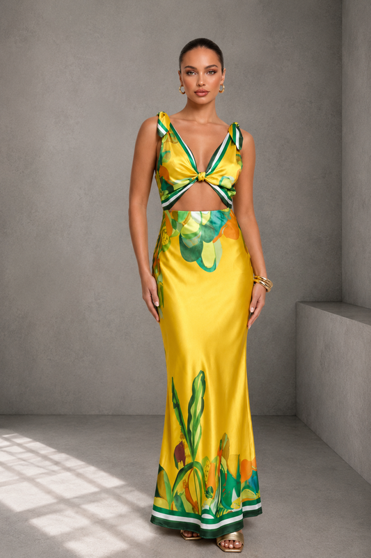 PARADISE KNOT MAXI DRESS