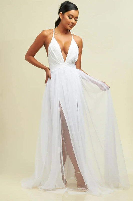 Claudia White Dress